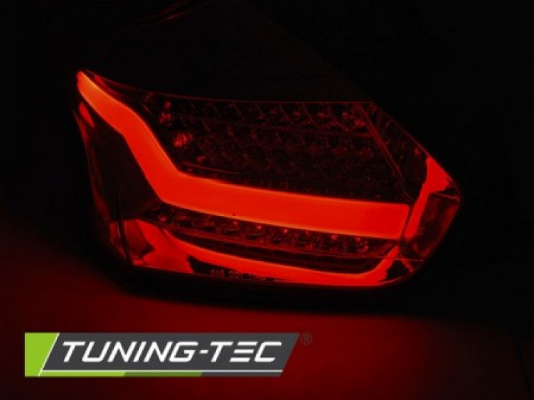 Voll LED Lightbar Design Rückleuchten für Ford Focus MK3 15-18 rauch mit dynamischem Blinker